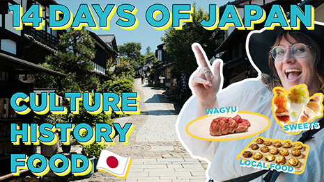 14 DAYS OF JAPAN CULTURE HISTORY FOOD